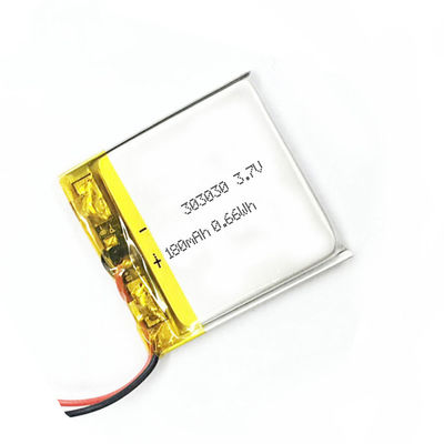 ROHS 180mah 303030 uno scarico di 3,7 V Li Polymer Battery Low Self con il PCM