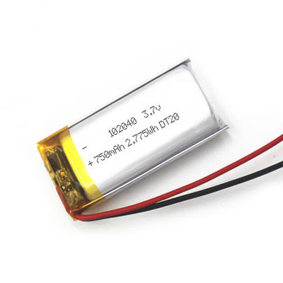 102040 Li Polymer Battery ricaricabile