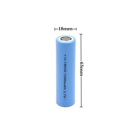 3,7 volt Li Ion Battery cilindrico originale W18mm*L65mm
