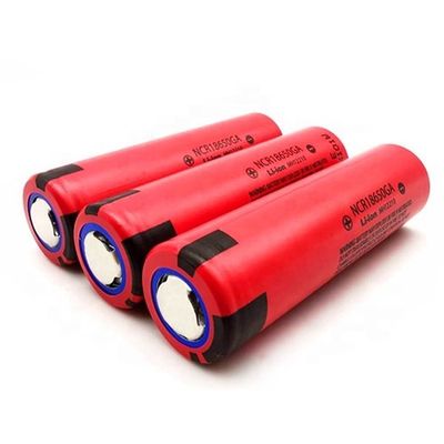 Batteria ricaricabile rossa 2400Mah 3.7V MSDS di Nmc della lampada 18650