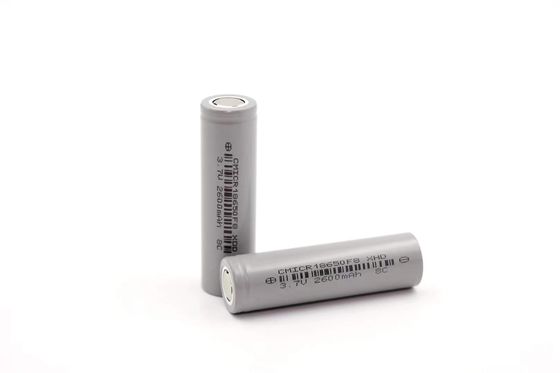 La cellula 2600mah 5c 8c del termometro 4.2V 18650 Lipo ha indicato l'estremità Litio Batterie