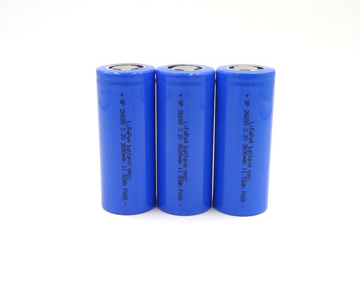 Batteria 26x65mm di LFP 26650 3000mAh 3,2 V LiFePo4 ricaricabili