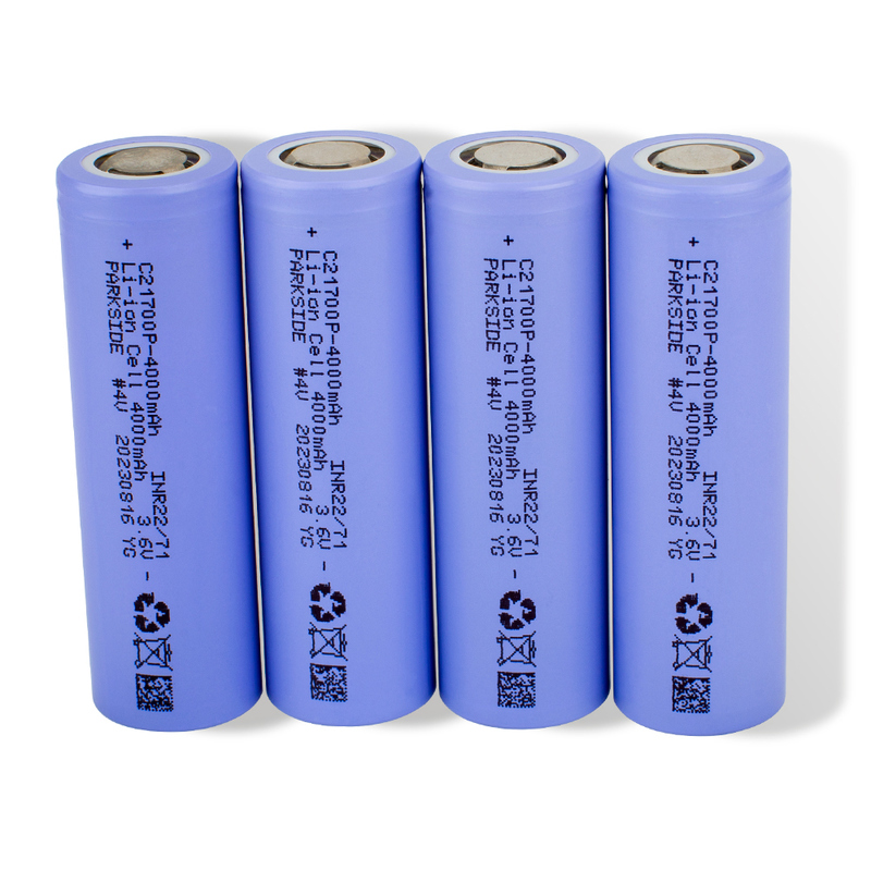 Batteria al litio 21700, 3.7V, capacità 5000mAh, forma rotonda, torcia, chiave inglese elettrica portatile, smerigliatrice angolare elettrica, batteria di alimentazione per utensili elettrici